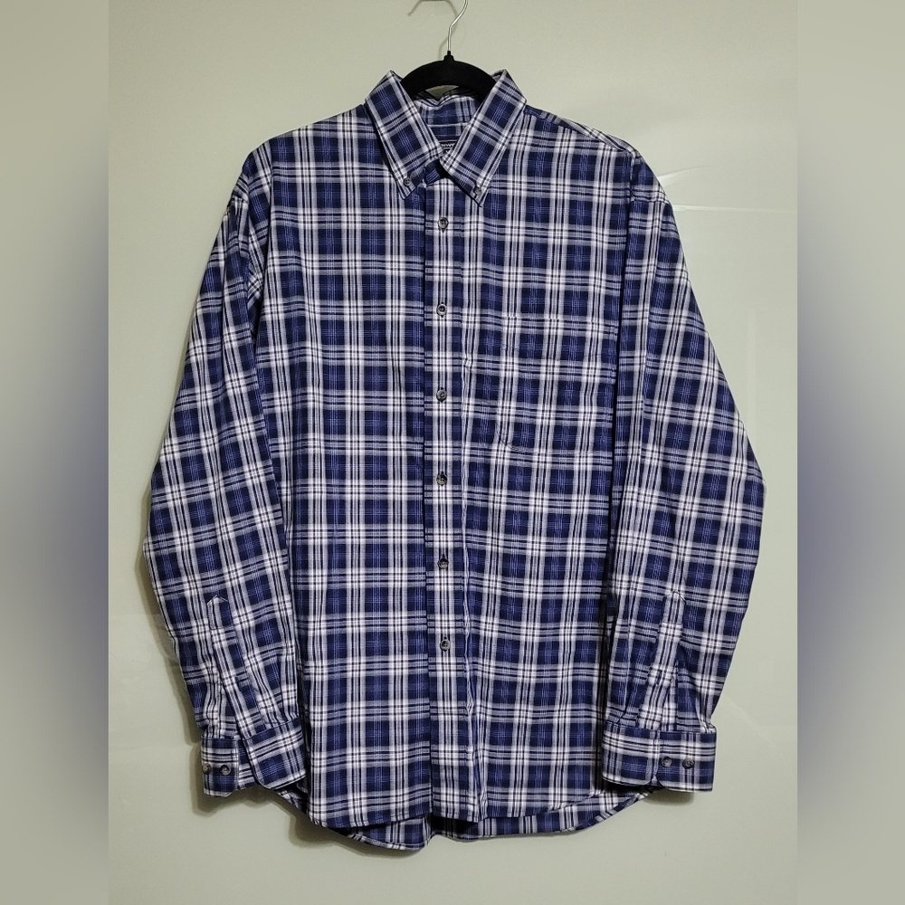 Denver Hayes Blue Plaid Men's Shirt